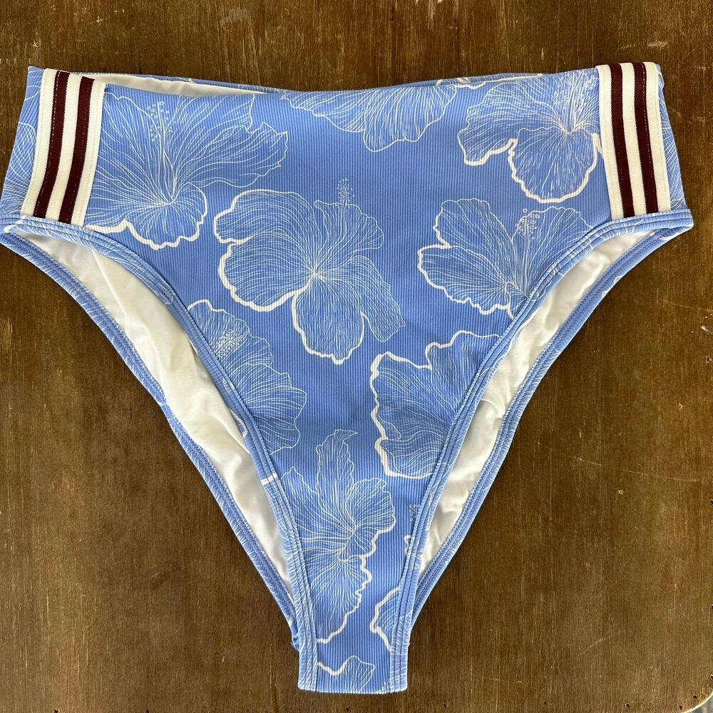 NWT L*Space Snyder High Waist Swim Bottoms - Size Large